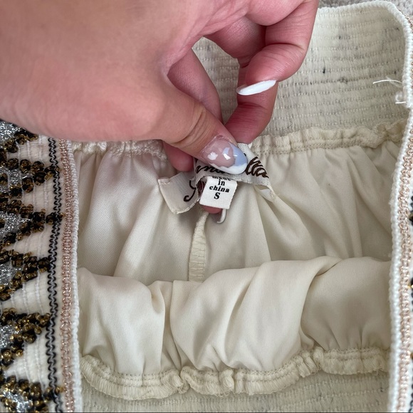 White boho skirt - Picture 3 of 4